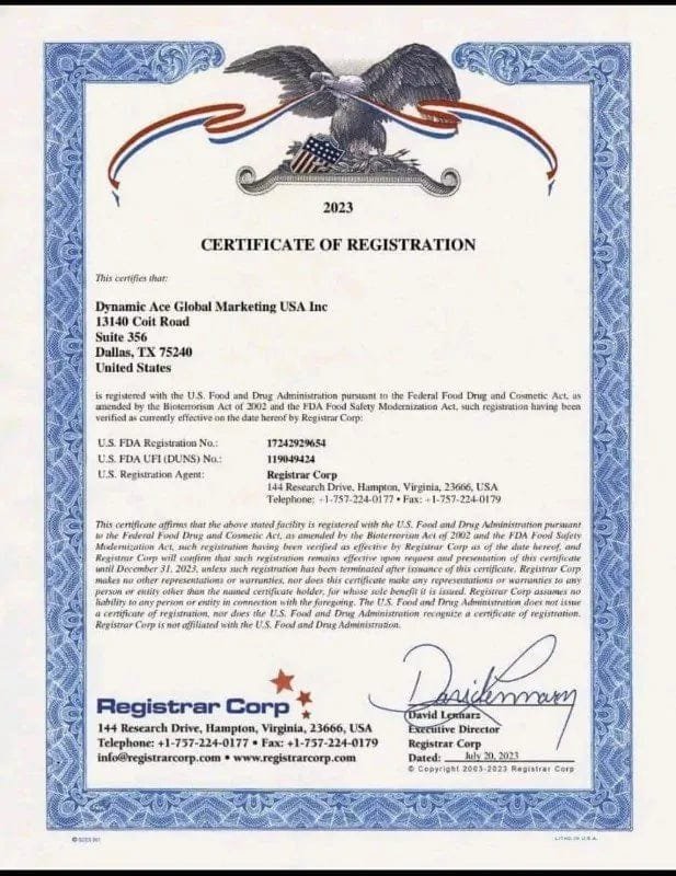 Certification ISO 22000:2018